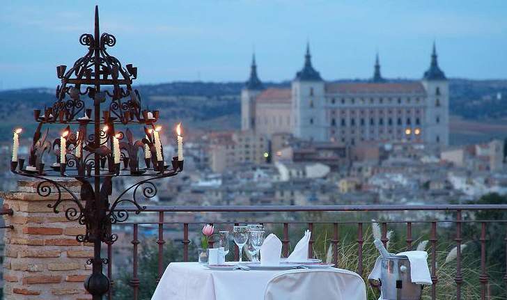 Hotel Cigarral Del Alba Toledo Restaurant bilde